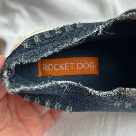 Rocket Dog Distressed Denim Sneakers - Picture 2 of 6